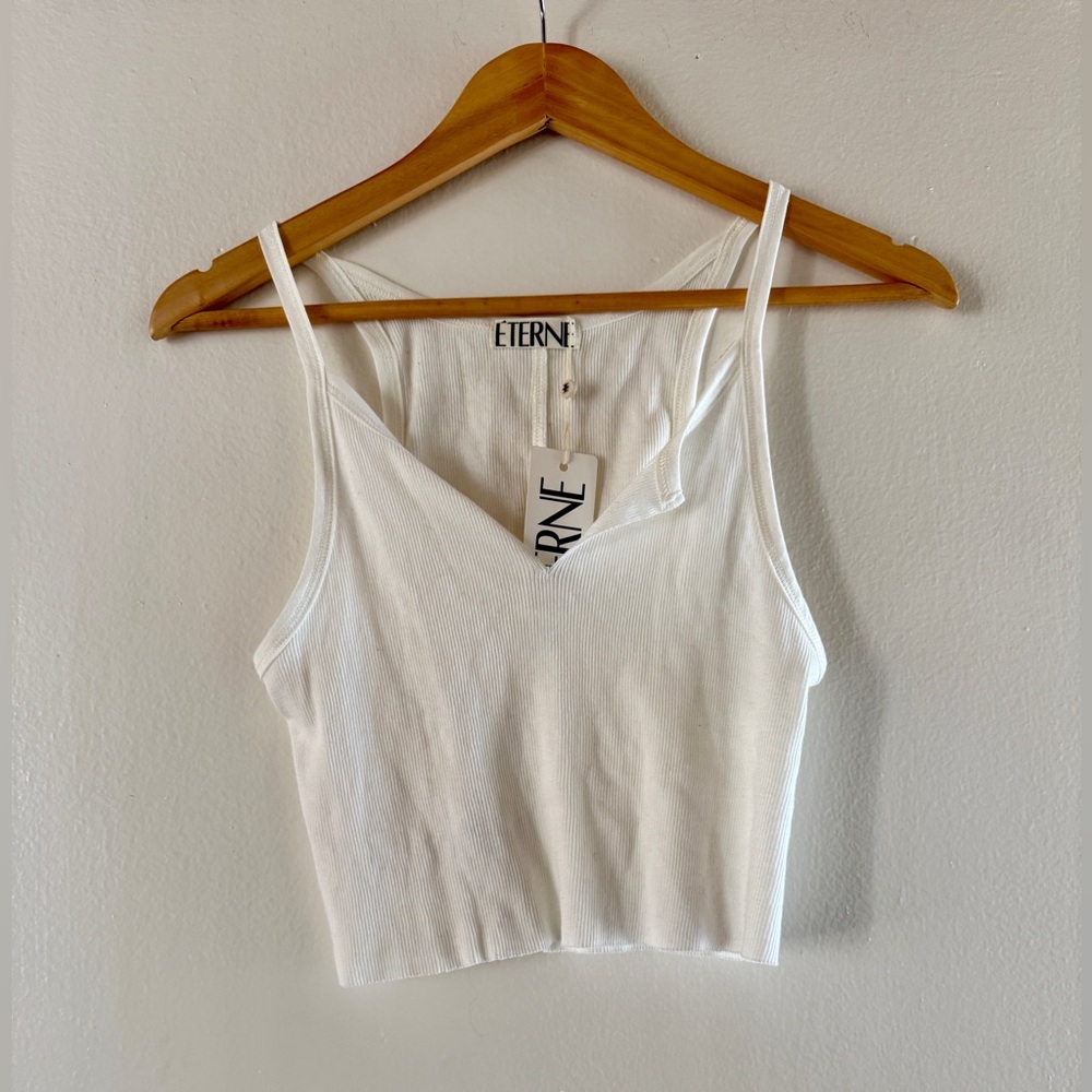 Eterne Classic White Tank Top